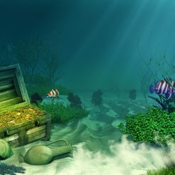 Tranh 3D bể cá TRUNG TỌ TT-0504