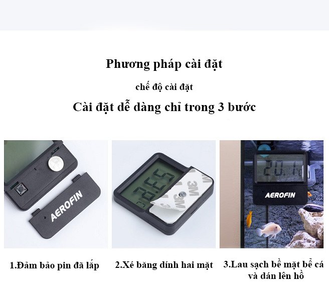 Nhiệt kế điện tử aerofin Pháp 8